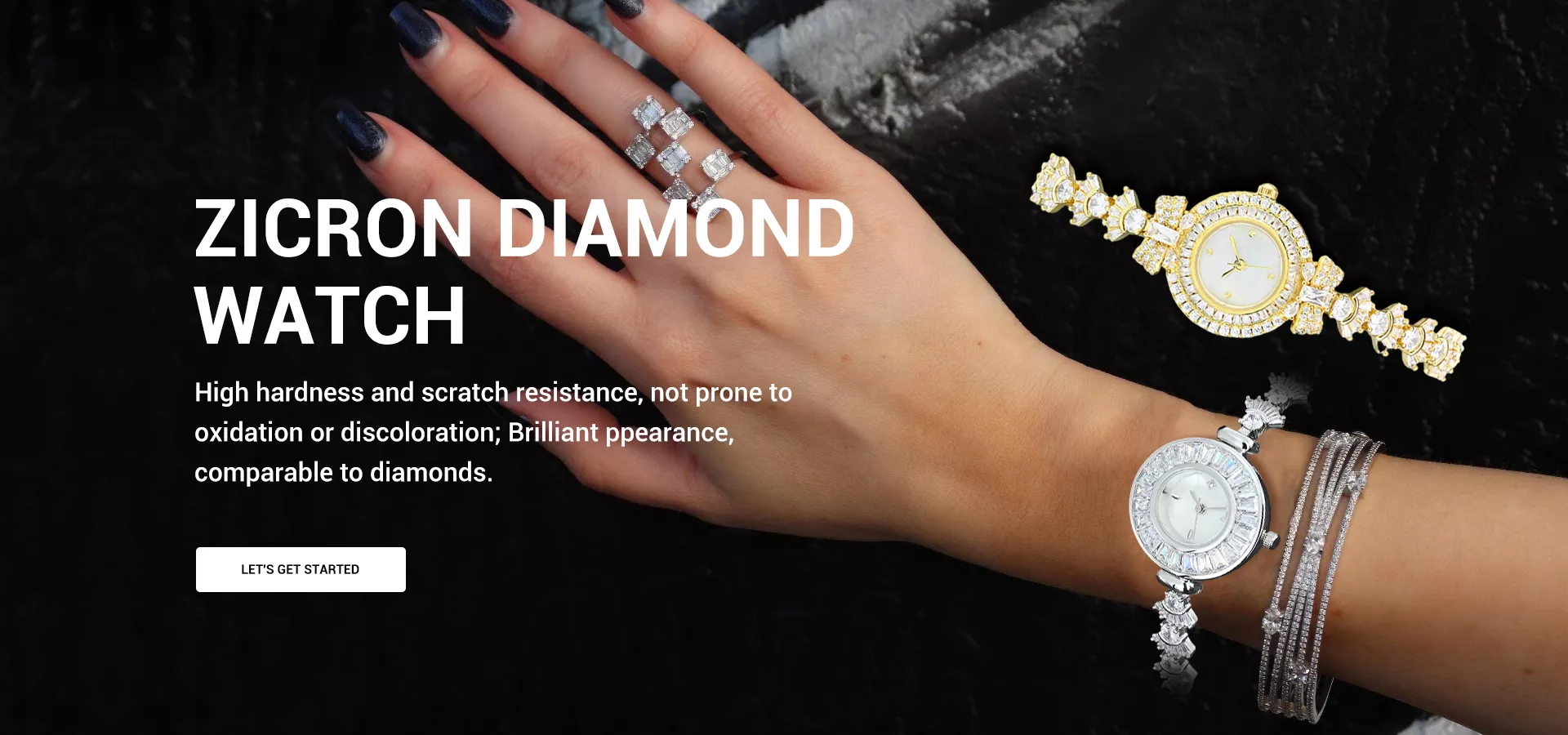 Zircon Watch, Custom Jewelry Watches, Diamond Watch Manufacturer