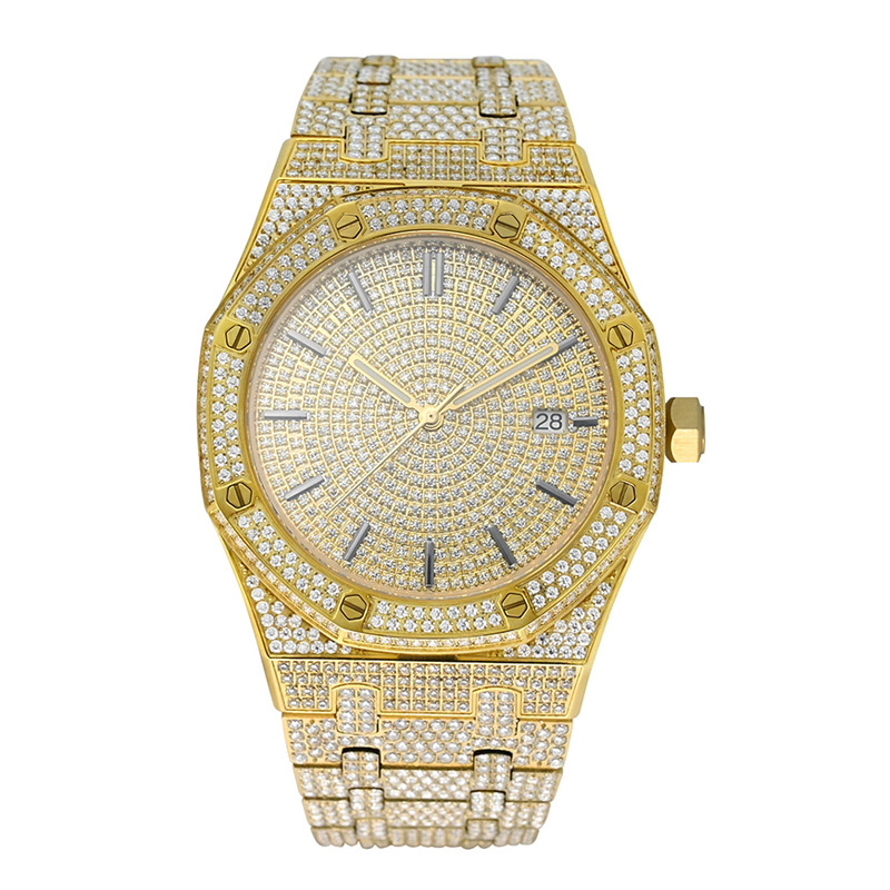 OEM Moissanite Watch Factory Private Label Mechanical Moissanite Watch