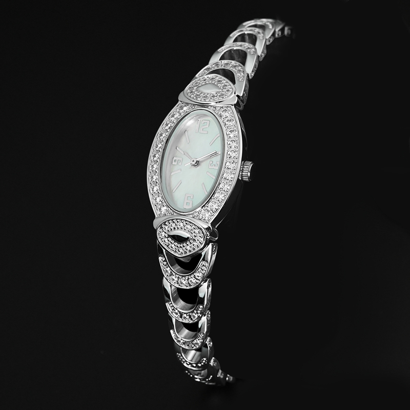 Stylish Women Dress Watch Custom Logo Ladies Zircon Diamond Jewellry Watch